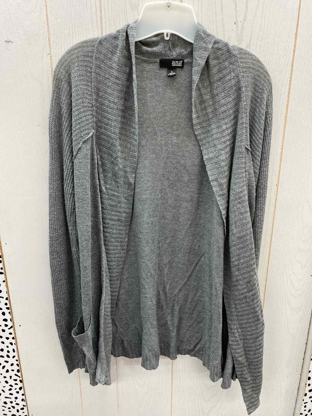 ANA Gray Womens Size M Sweater