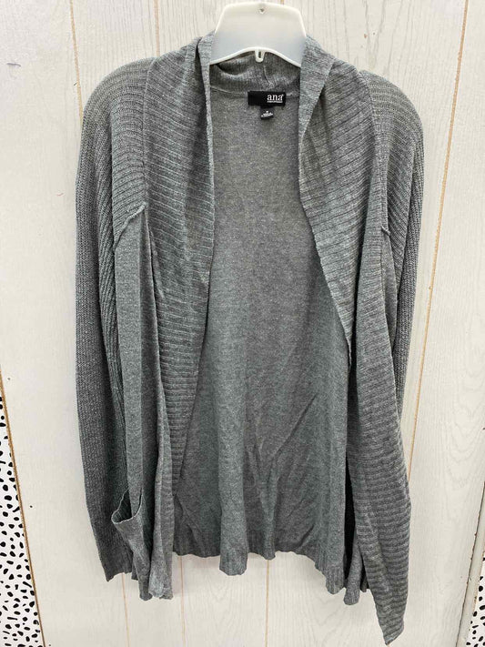 ANA Gray Womens Size M Sweater