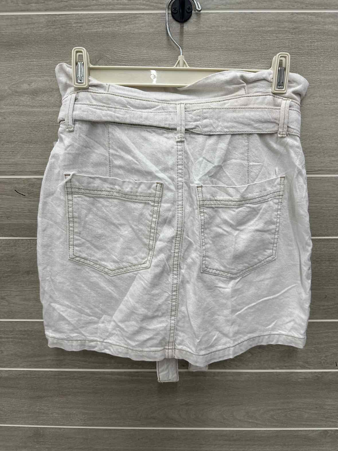 Free People Cream Womens Women Size 2 Skirt