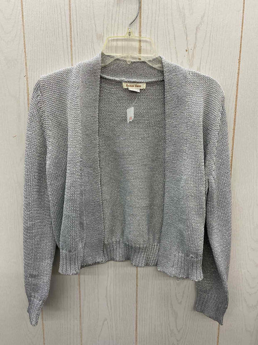 Silver Womens Size Small Sweater