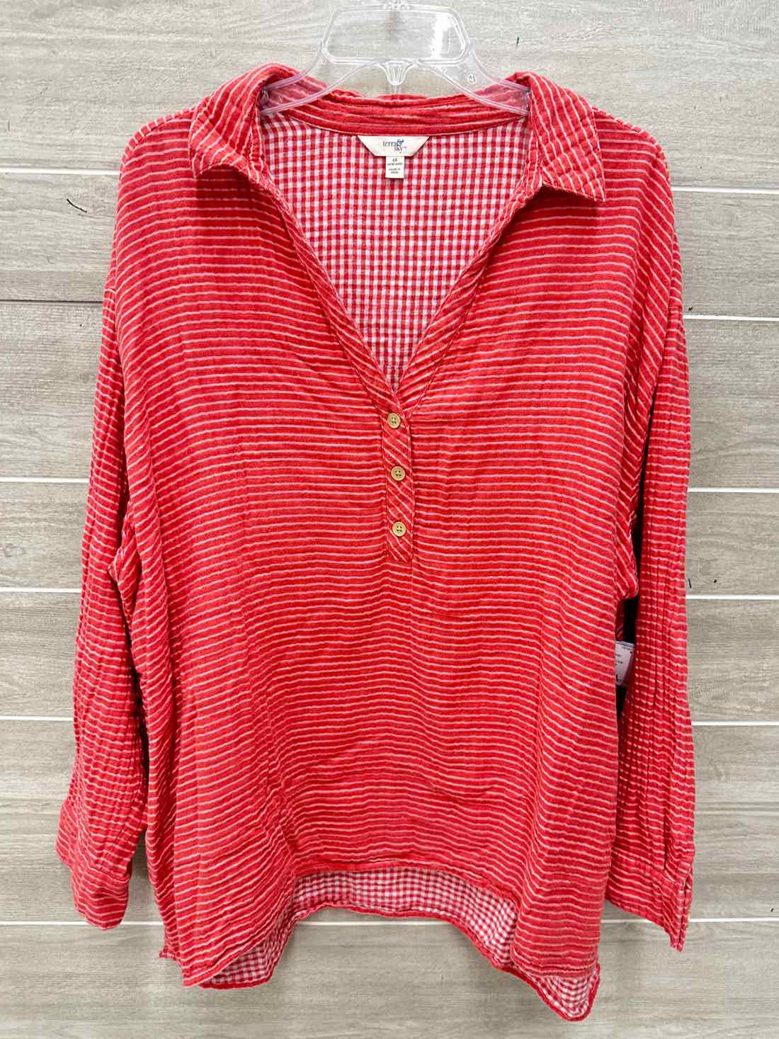 Terra & Sky Size 20/22 Coral Plus Shirt