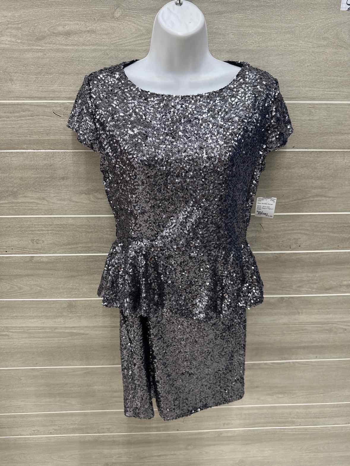 Silver Womens Women Size 2 Dress