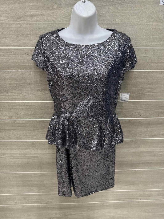 Silver Womens Women Size 2 Dress