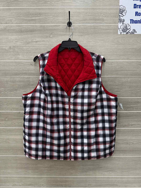 Size 3X Red Plus Vest