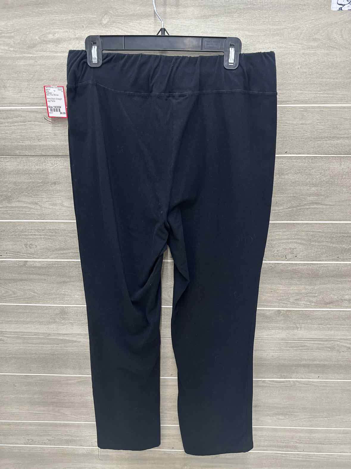 Roamans Size 18/20W Black Plus Pants