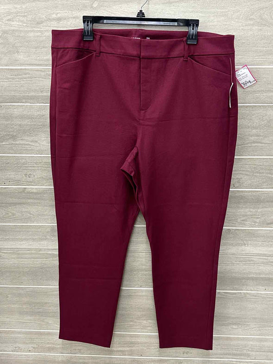 Old Navy Burgundy Womens Size 18 Pants