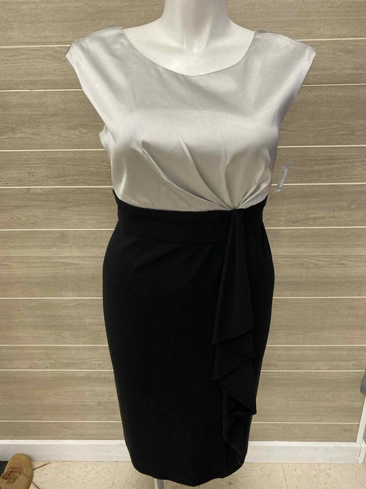 London Times White Womens Size 14 Dress