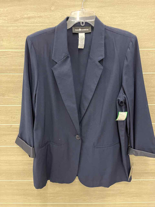 Sag Harbor Size 16 Navy Plus Blazer