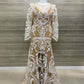 Tan Womens Size 10/12 Gown/Evening Wear