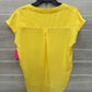 NY & Co Size S Yellow Womens Shirt