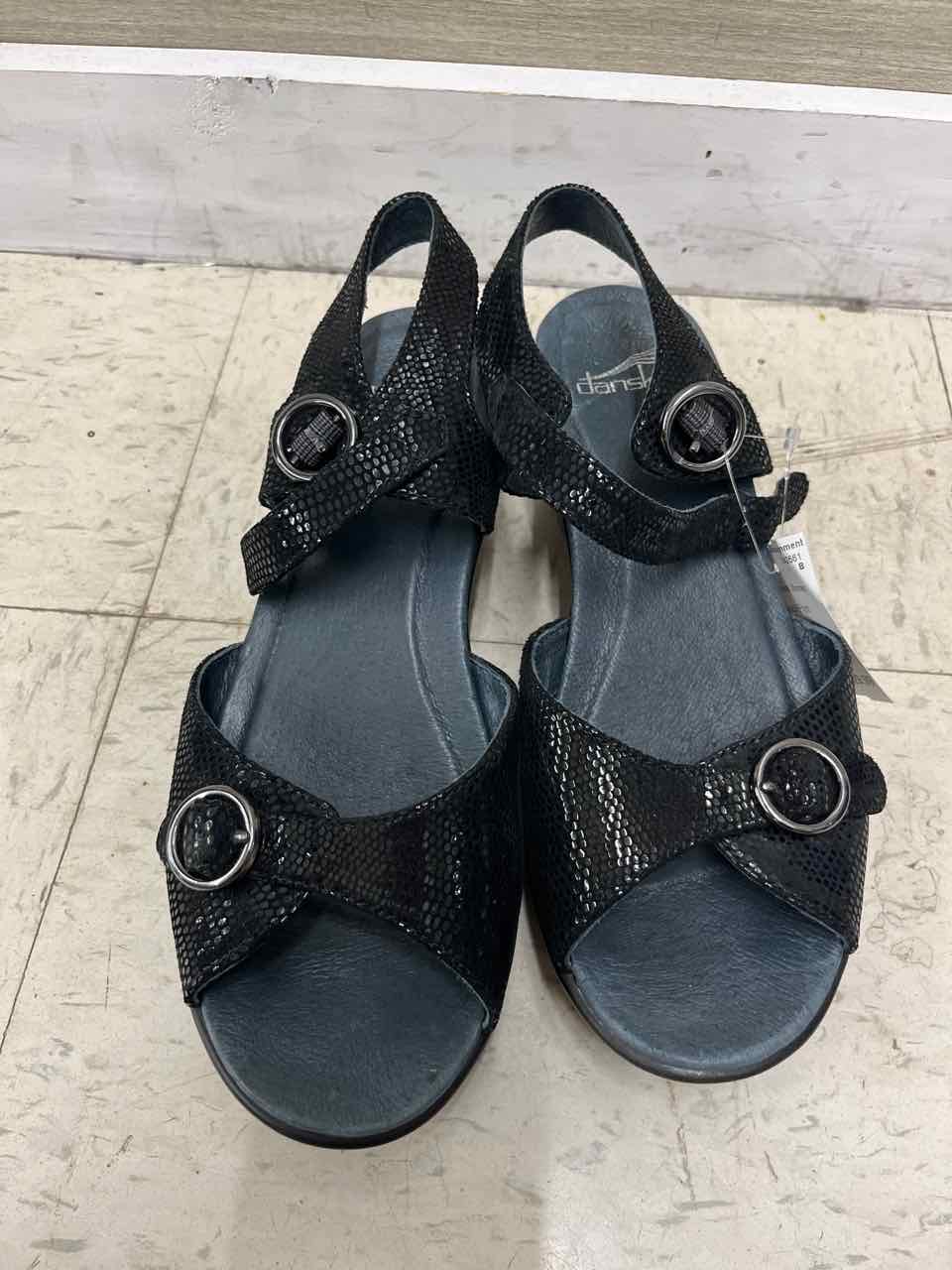 Dansko US Shoe Size 39 Black Womens Sandals