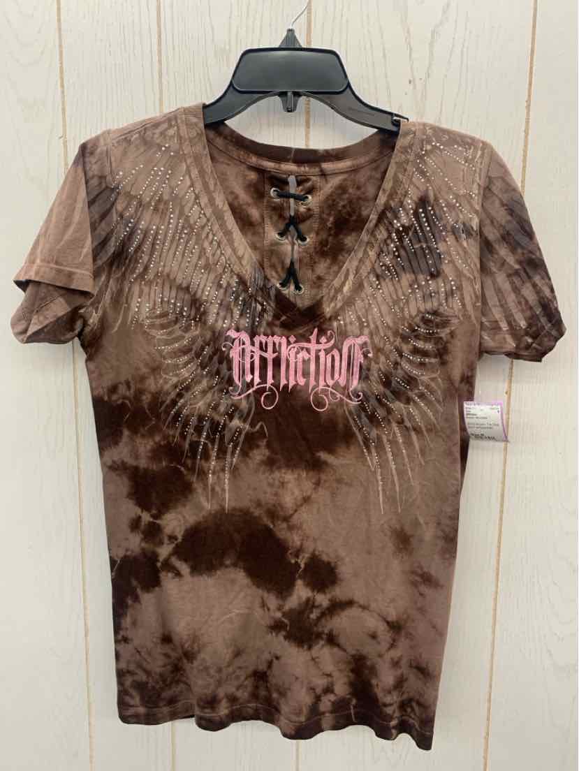 Affliction Brown Womens Size M Shirt