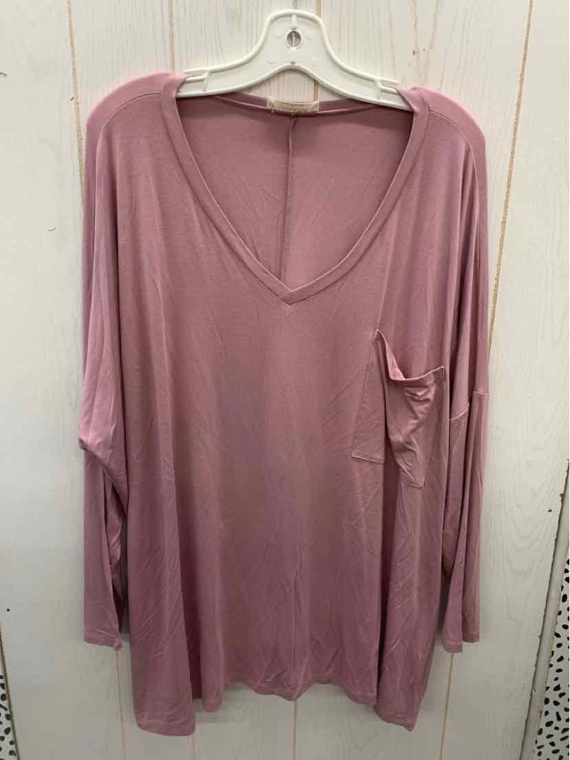 Zenana Pink Womens Size L/XL Shirt