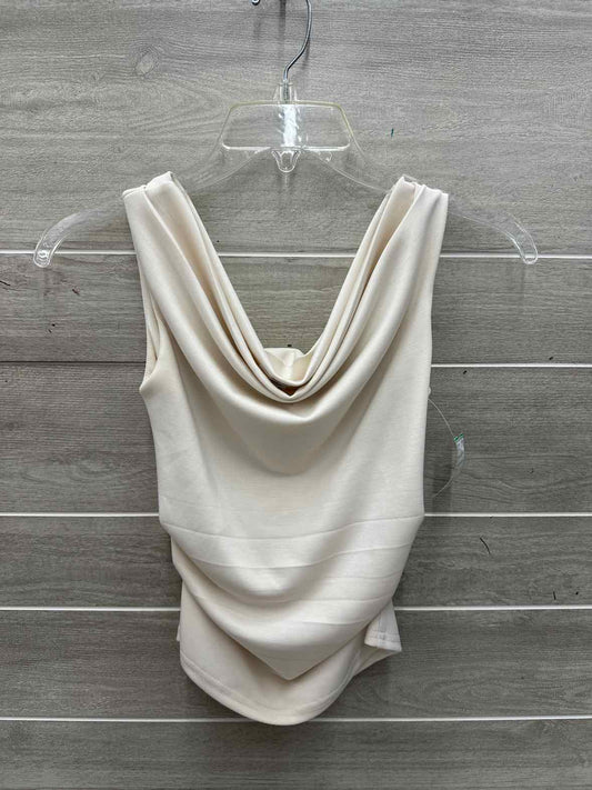 Size M Cream Junior Tank Top