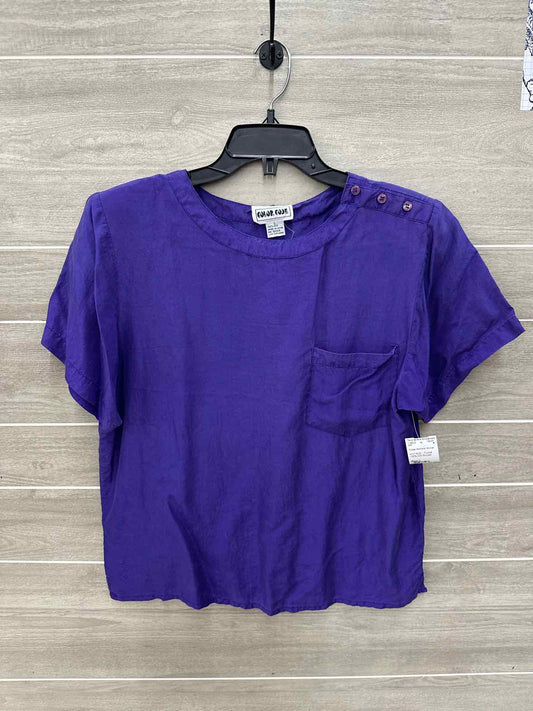 Purple Womens Women Size L Shirt