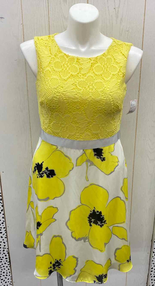 Studio I Yellow Womens Size 14 Dress