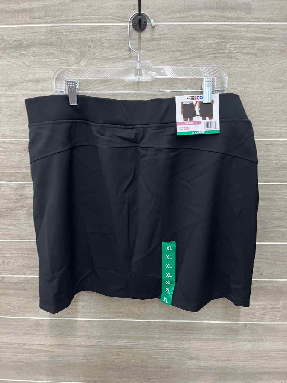32 Degrees Black Womens Women Size XL Skirt