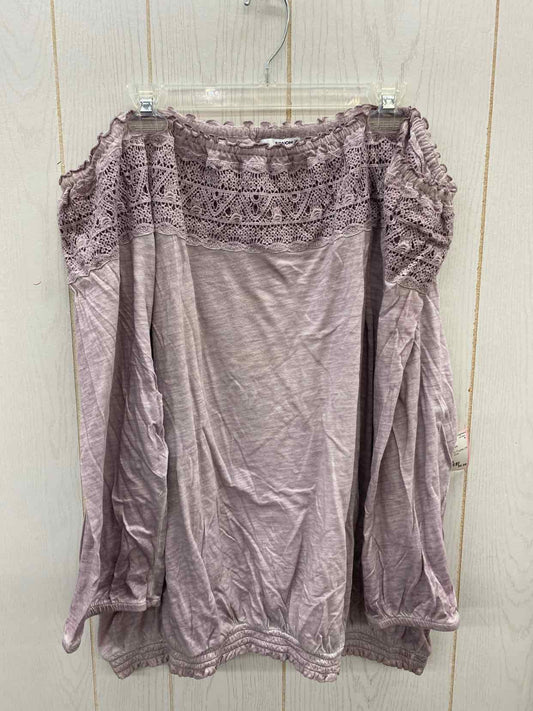 Sonoma Purple Womens Size 3X Shirt