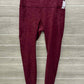 Avia Burgundy Womens Size M Leggings