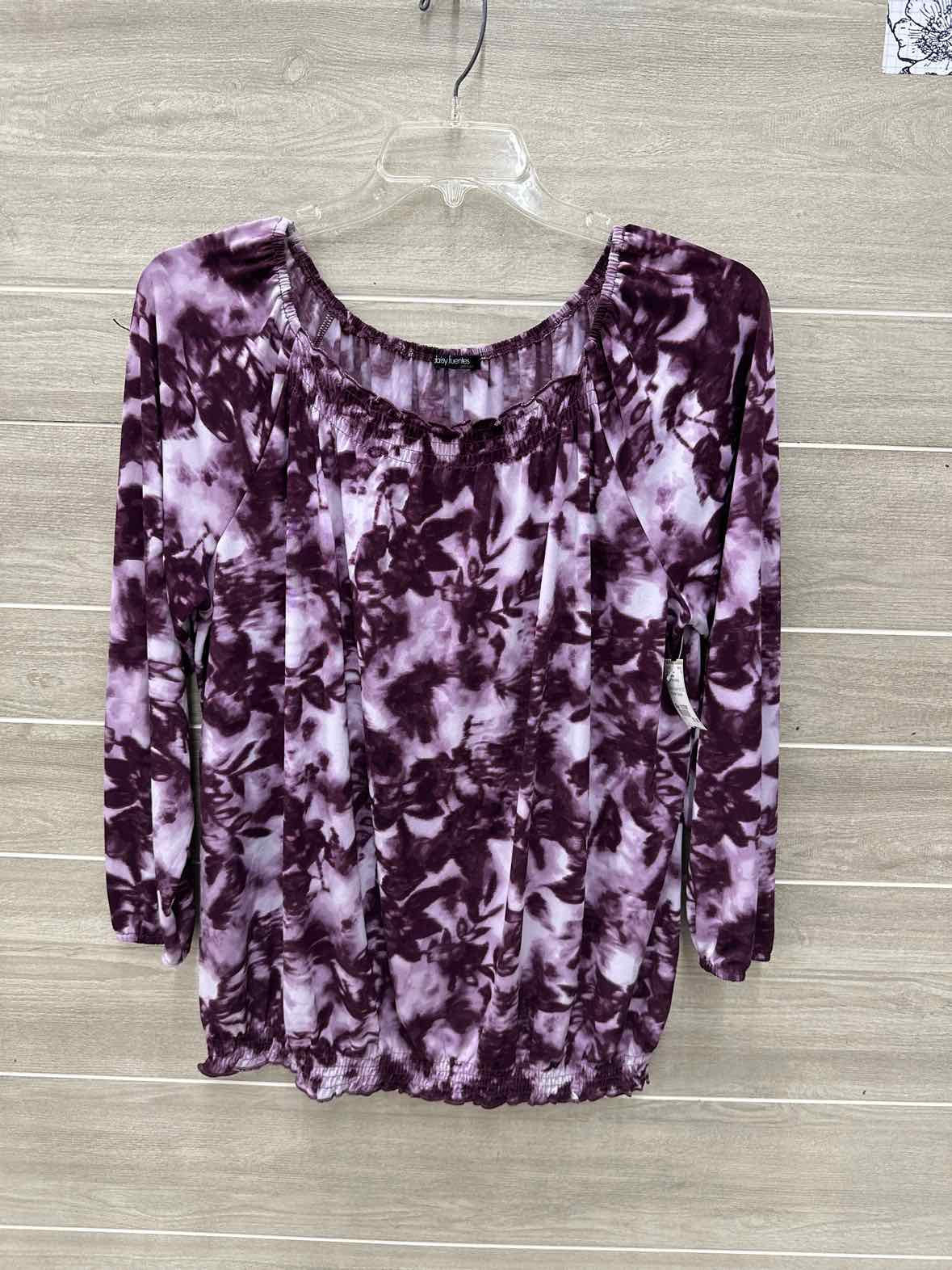 Daisy Fuentes Size 18/20W Purple Plus Shirt