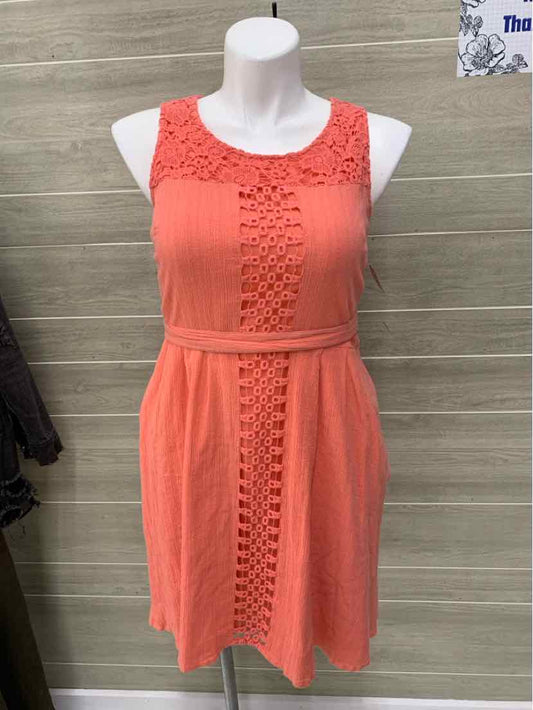 Isaac Mizrahi Coral Womens Size 14 Dress