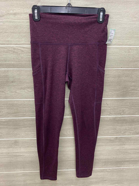 AERIE Burgundy Womens Size M Short Leggings