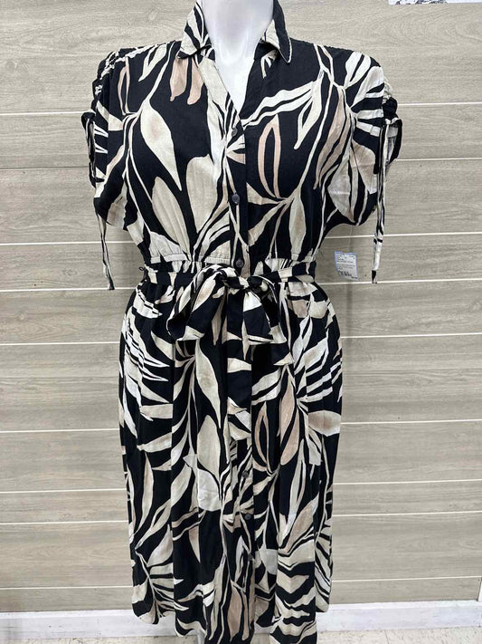 Time & Tru Size 8/10 Black Womens Dress