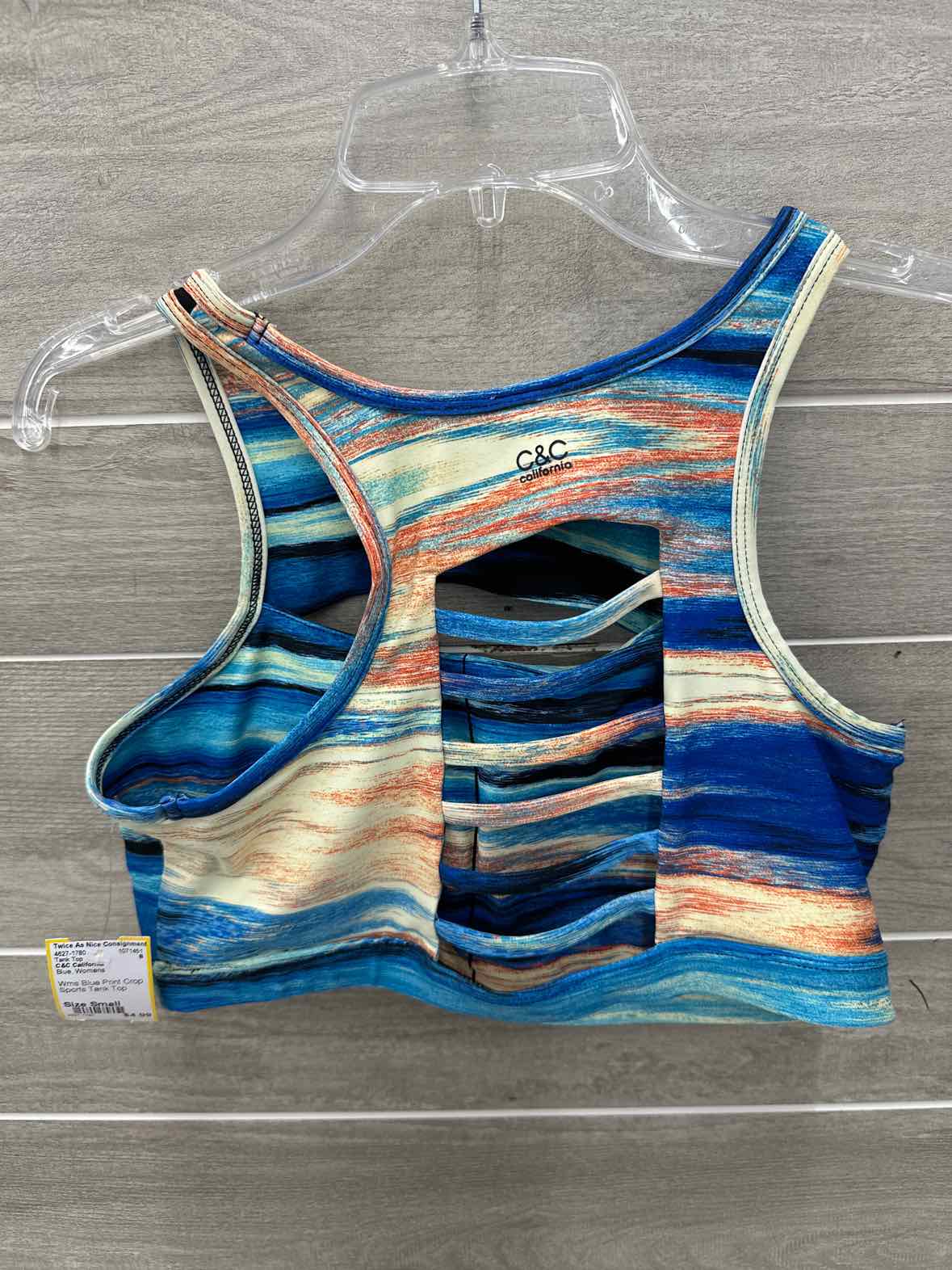 C&C California Blue Womens Size Small Tank Top