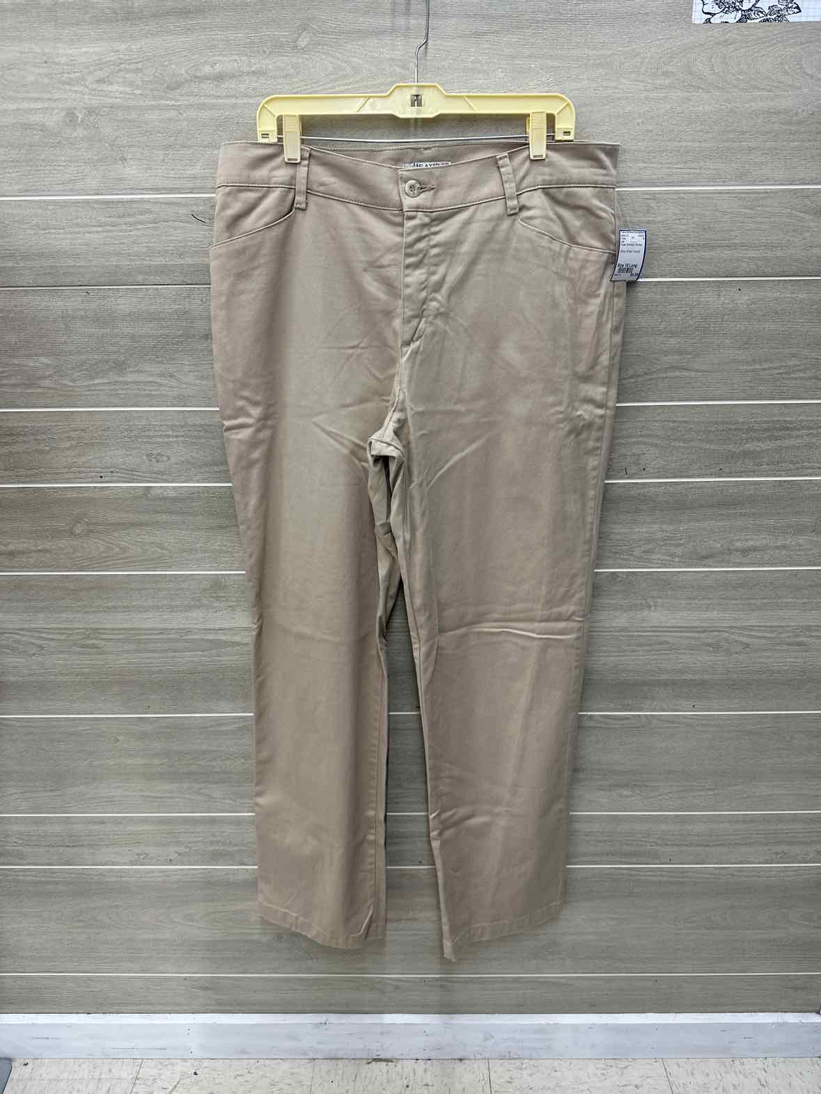 Lee Size 16 Long Khaki Womens Pants