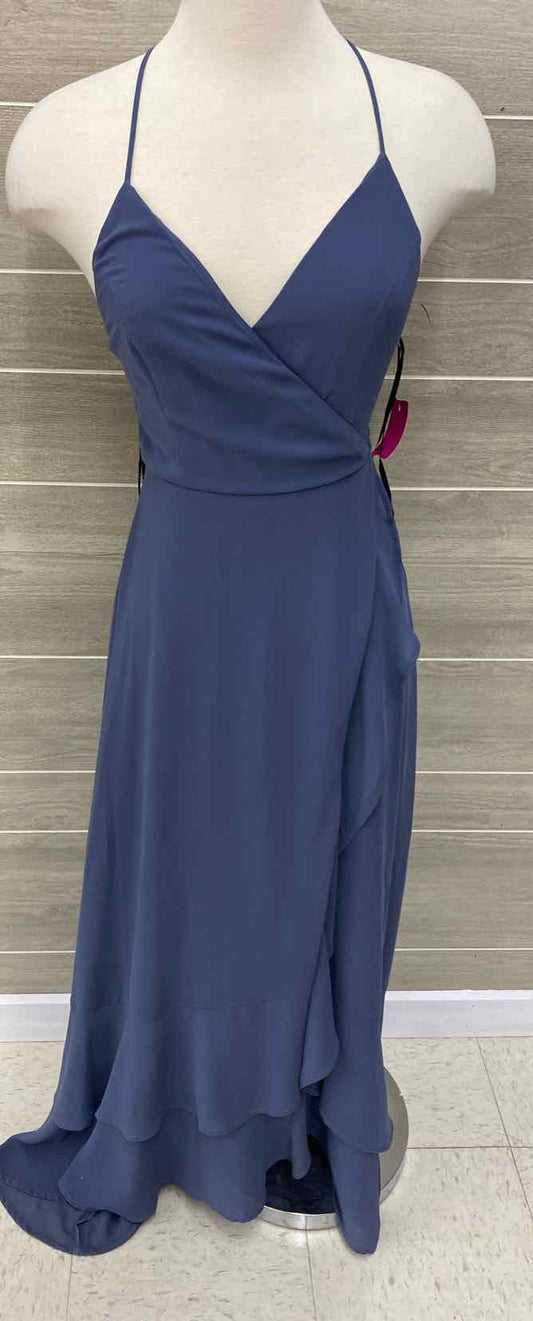 LULU'S Blue Womens Size 4/6 Dress