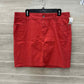 Sonoma Red Womens Women Size 12 Skirt