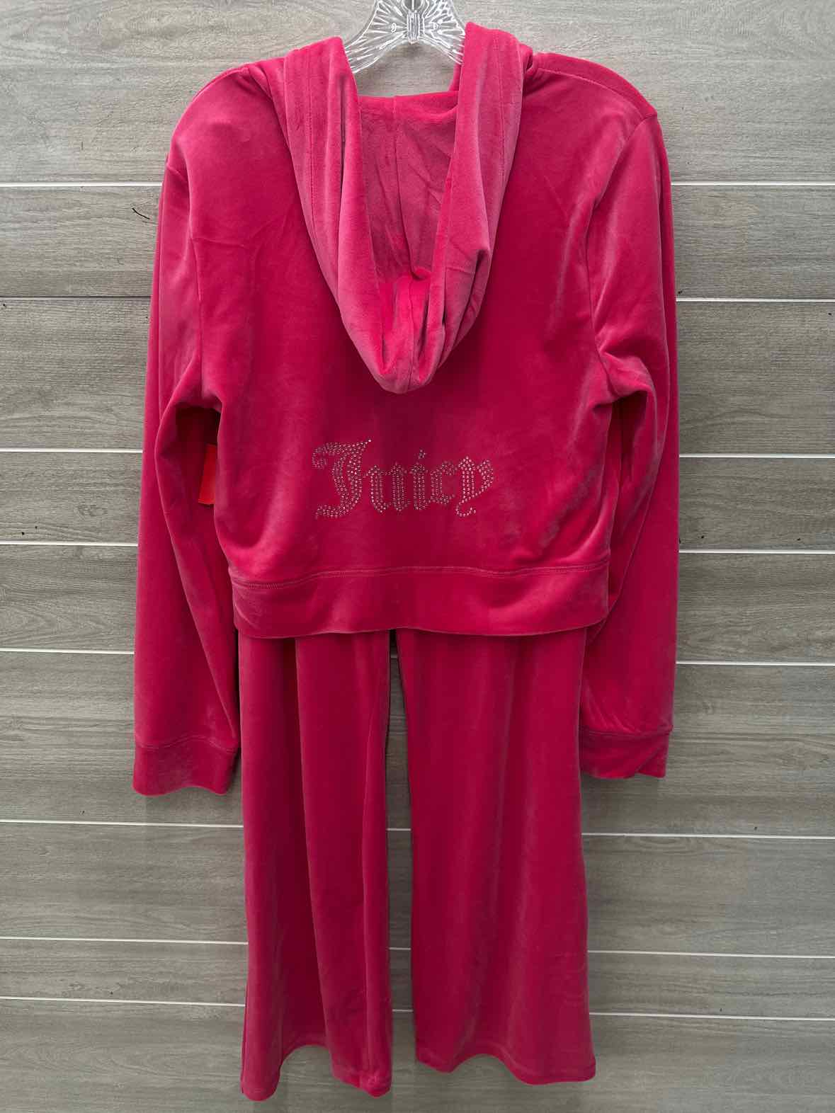 JUICY Size XL Pink Womens Pant Set