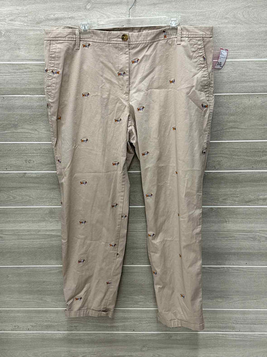 Talbots Khaki Womens Size 16W Pants