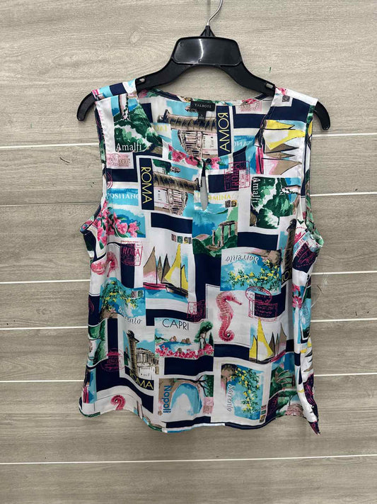 Talbots Size L Multi-Color Womens Tank Top