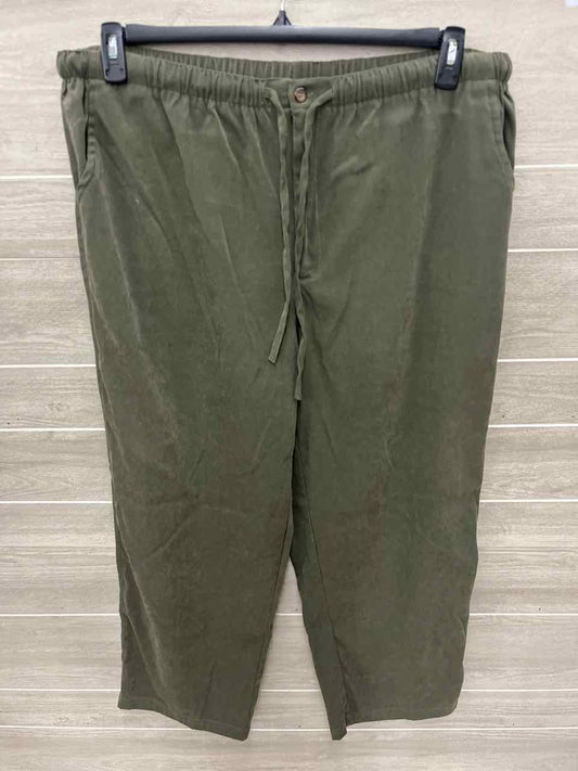 White Stag Size 18/20W Olive Plus Pants