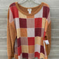 Bibi Size L/XL Orange Womens Shirt