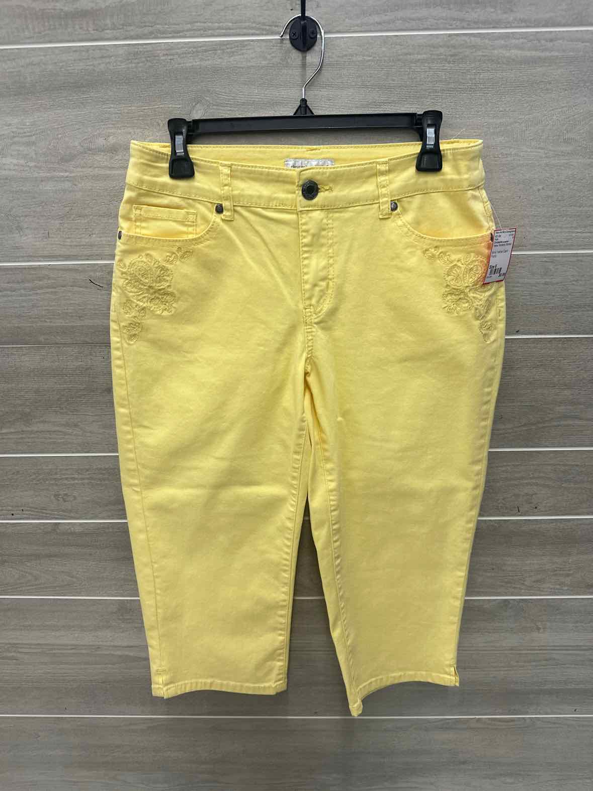 Christopher & Banks Size 6 Yellow Womens Pants