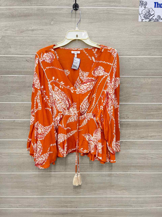 Maurices Size M Orange Womens Shirt