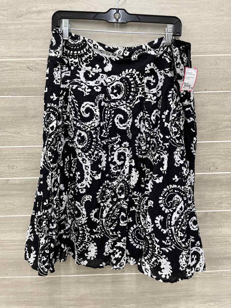 Jones New York Black Womens Women Size 14 Skirt