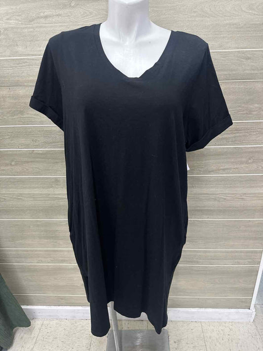 Terra & Sky Size 16/18 Black Plus Dress