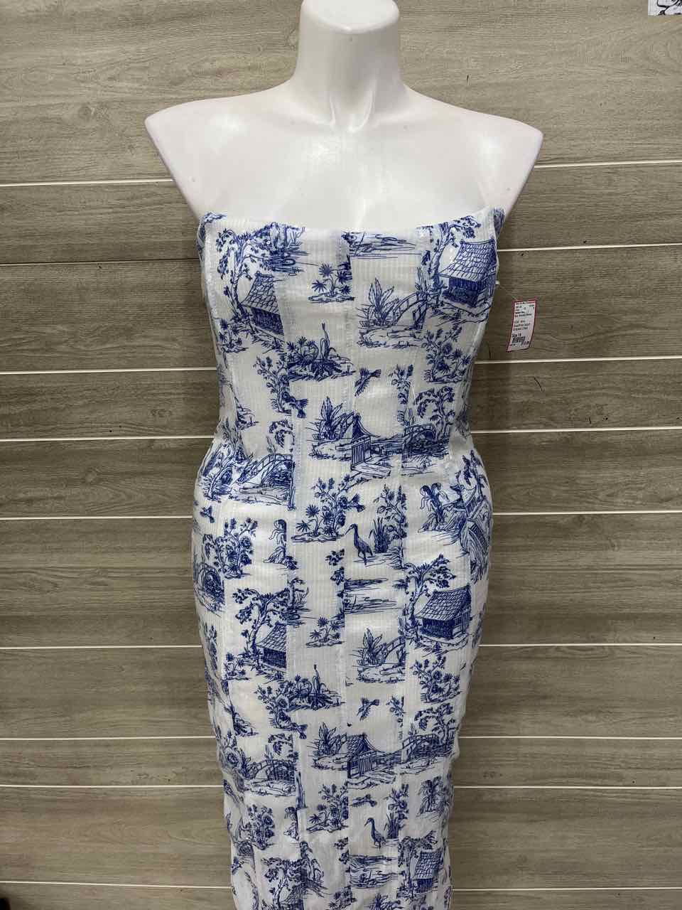 Fashion Nova Size 16 Blue Womens Dress