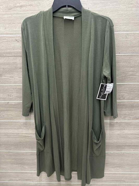 Ellie Autumn Size L Olive Womens Shirt