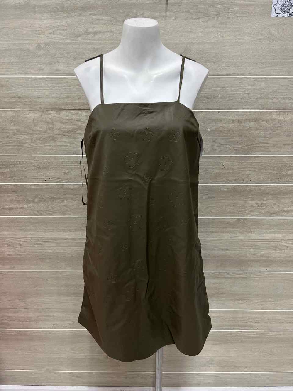 Very J Size 8/10 Olive Womens Dress