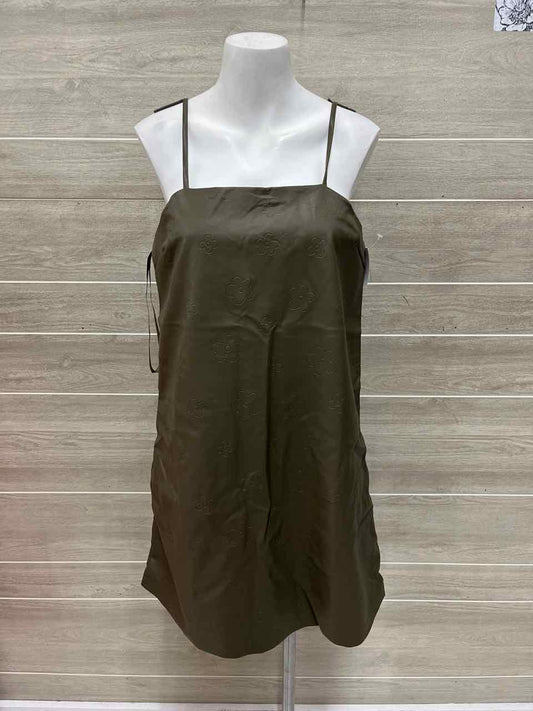 Very J Size 8/10 Olive Womens Dress