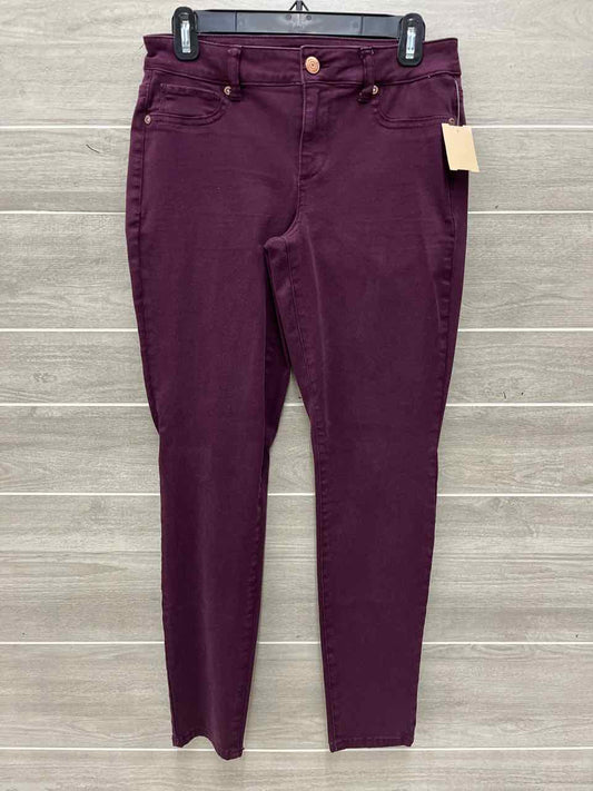 Maurices Purple Womens Size 10 Pants
