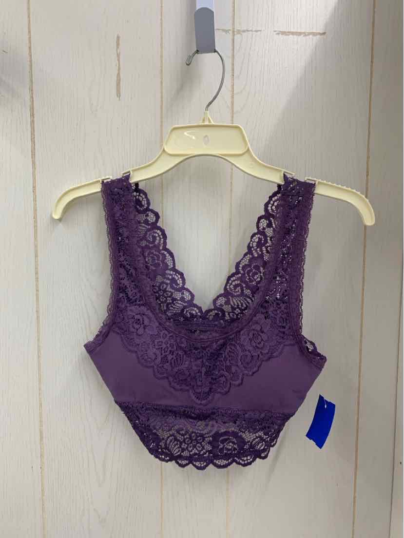 Zenana Outfitters Purple Womens Size L/XL Bra