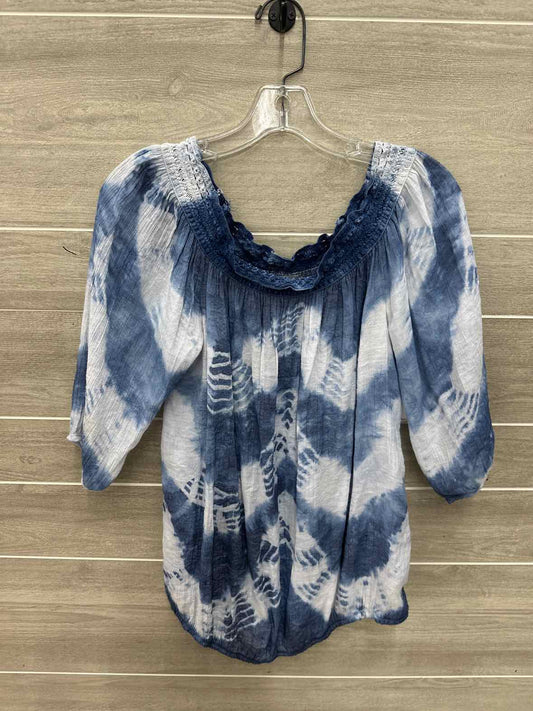 Tanzara Size XL Blue Womens Shirt