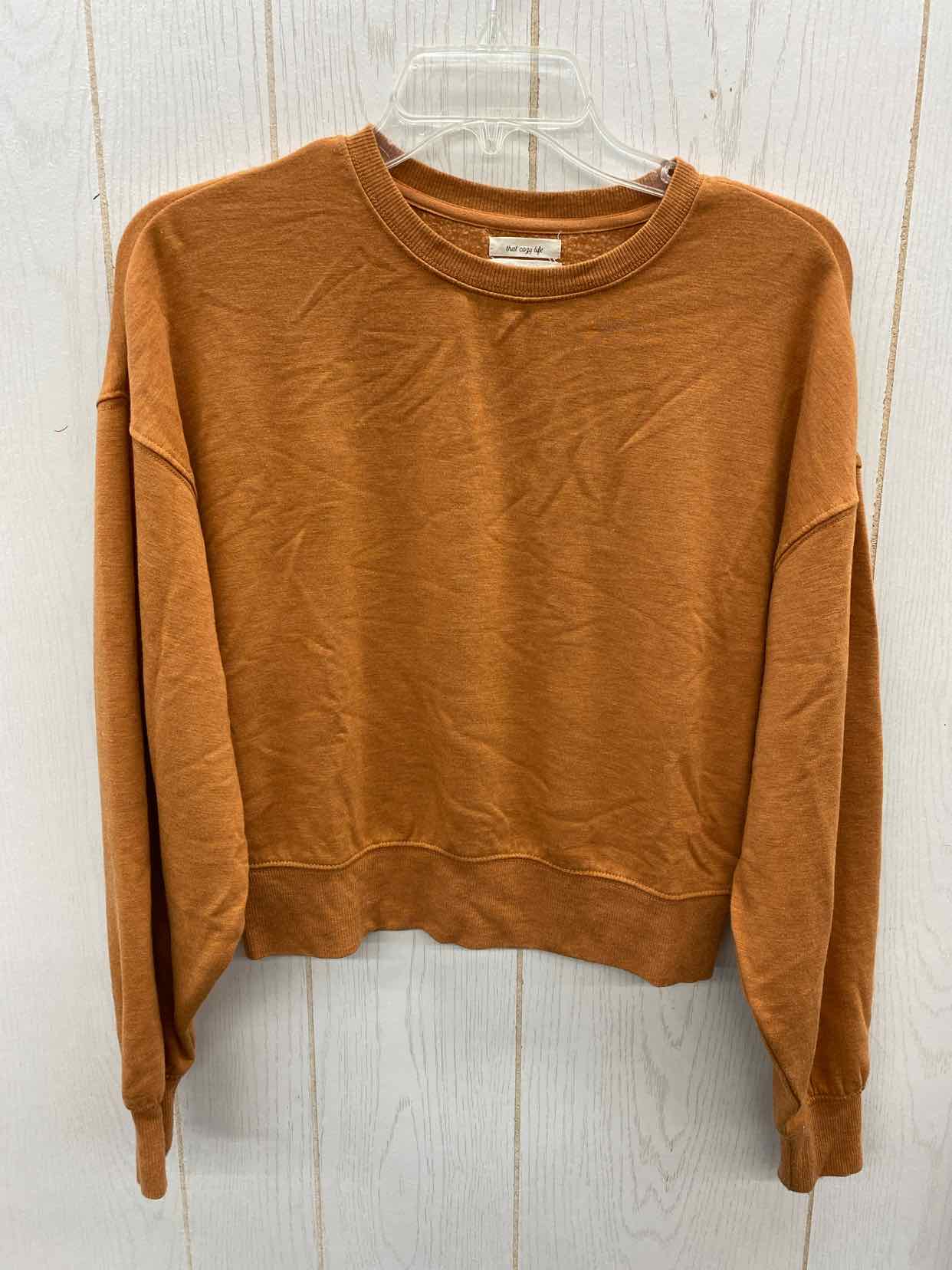 Thread + Supply Orange Womens Size XS Sweatshirt