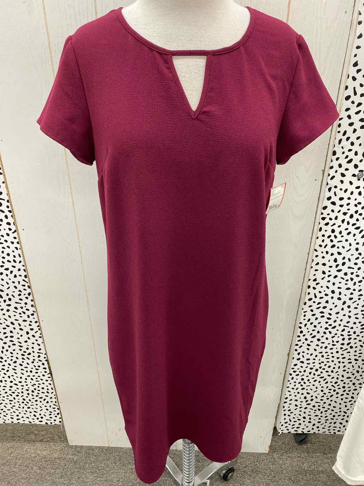 Merona Burgundy Womens Size 10 Dress