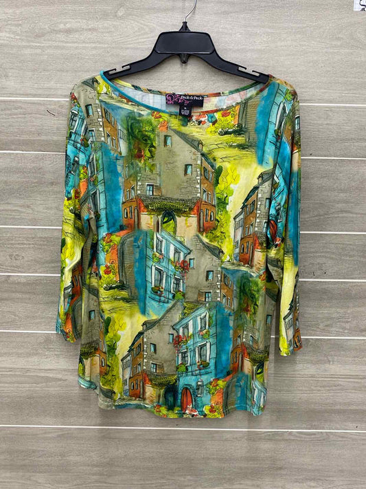 Peck & Peck Multi-Color Womens Women Size XL Shirt